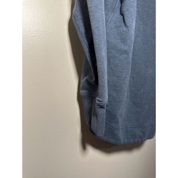 Lululemon Womens Hoodie Hooded Sweatshirt Pullover Size‎ 8 Navy Blue *Small Hole - Picture 4 of 8